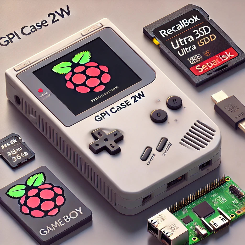 Le rétro-gaming avec le GPi Case 2W, Recalbox et Raspberry Pi Zero 2W