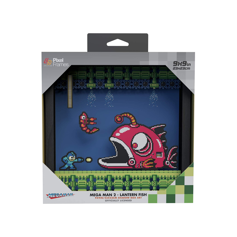 Pixel Frames Megaman 2 Lantern Fish - Retro Space