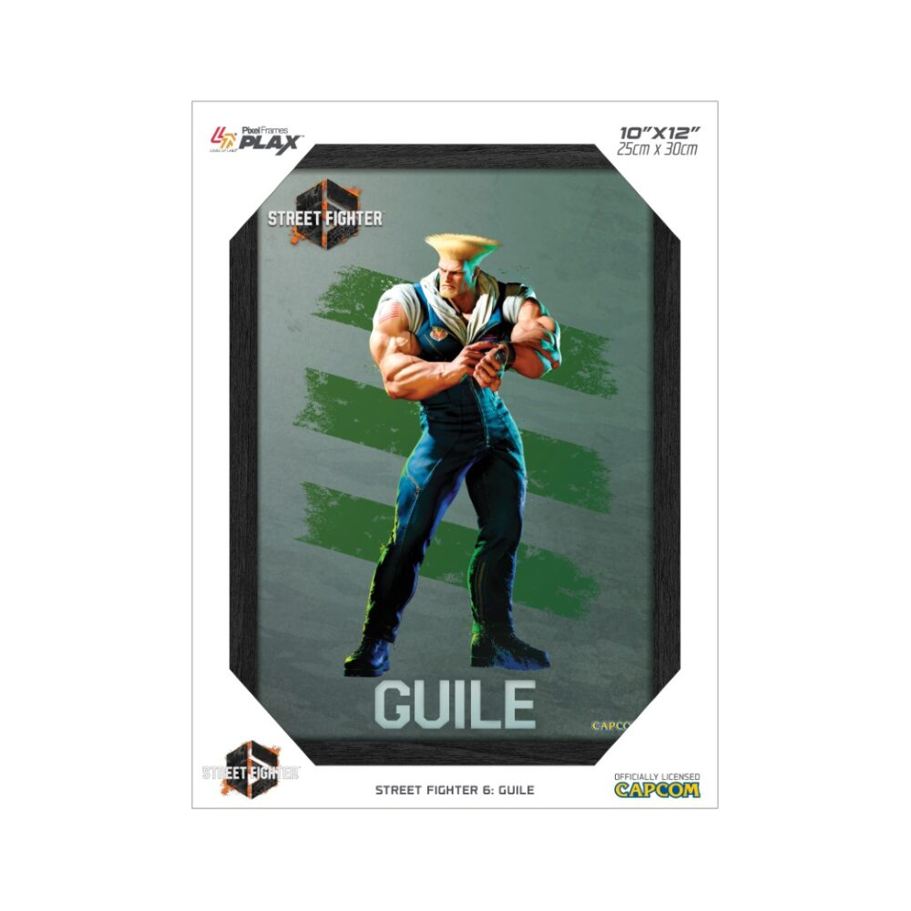 Pixel Frames PLAX Street Fighter 6: Guile - Retro Space