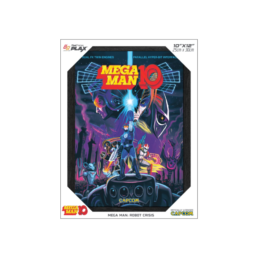 Pixel Frames Plax Mega Man 10 - Retro Space