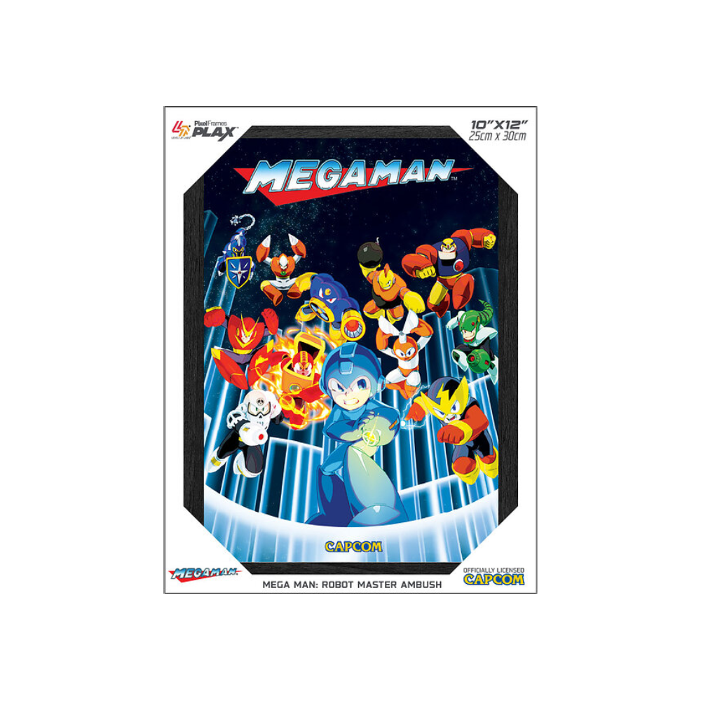 Pixel Frames Plax Mega Man Ambush - Retro Space