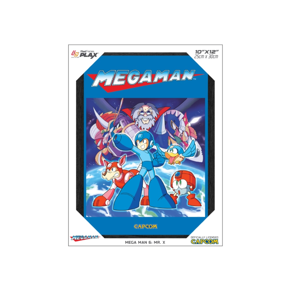 Pixel Frames Plax Mega Man Mr X - Retro Space