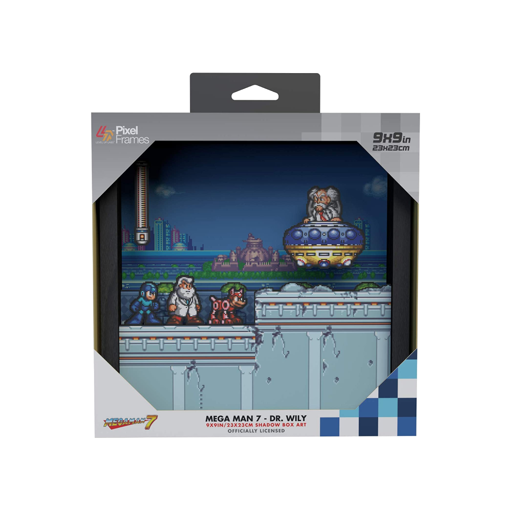 Pixel Frames Megaman 7 Dr Wily - Retro Space