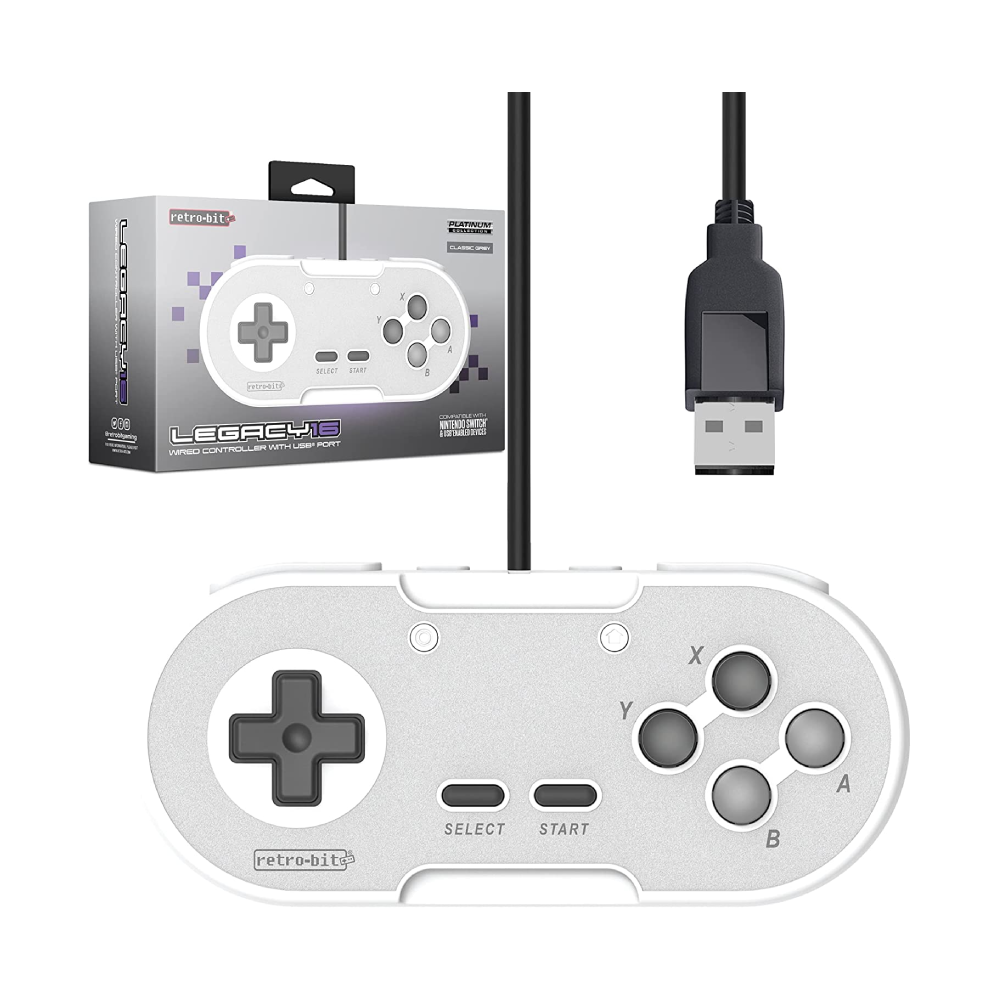 Manette de jeu USB style SNES Retro-Bit Legacy 16 - Retro Space