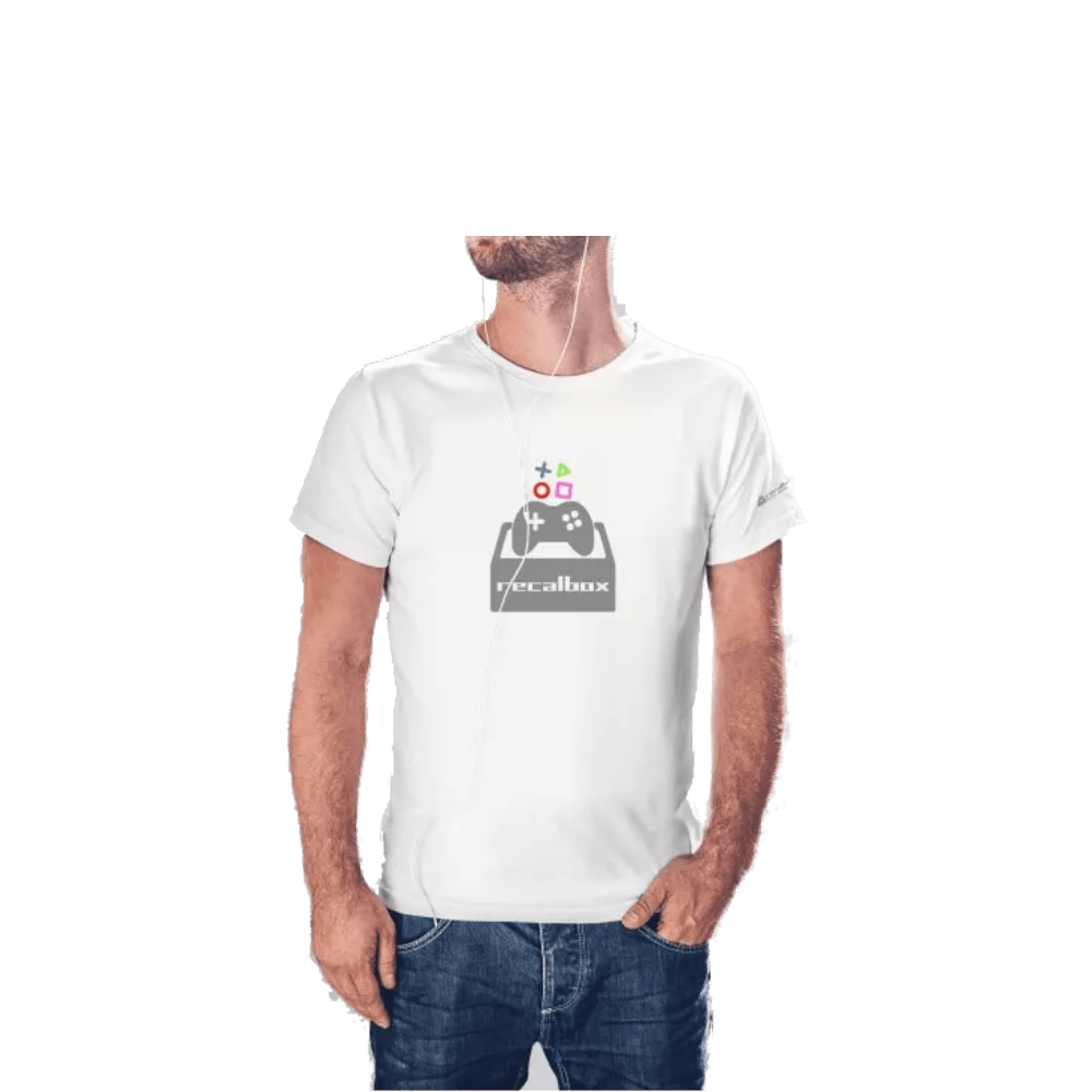 T-shirt blanc Recalbox - Retro Space